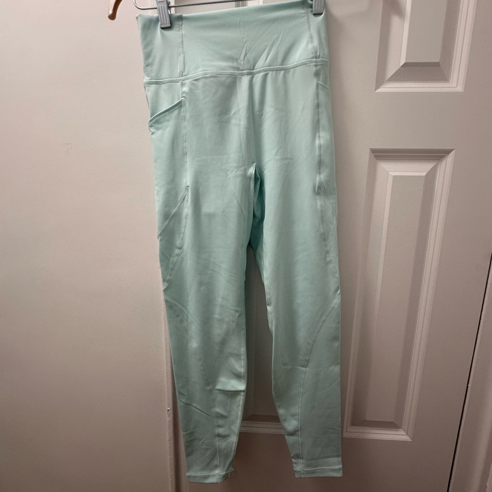 Mint Green High-Waisted Leggings
